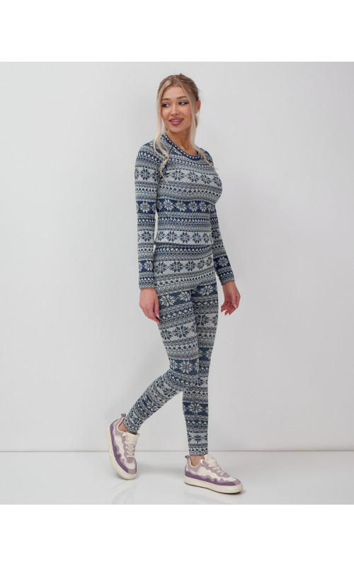 Женское термобельё для осени и зимы, спортивный стиль.