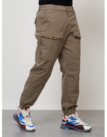 Мужские брюки карго зауженного кроя.