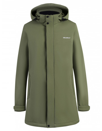 Мужская парка с капюшоном softshell, хаки, для спорта в Тюмени