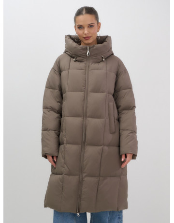 Длинный зимний пуховик для женщин