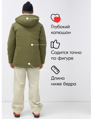 Мужская зимняя парка для активного отдыха