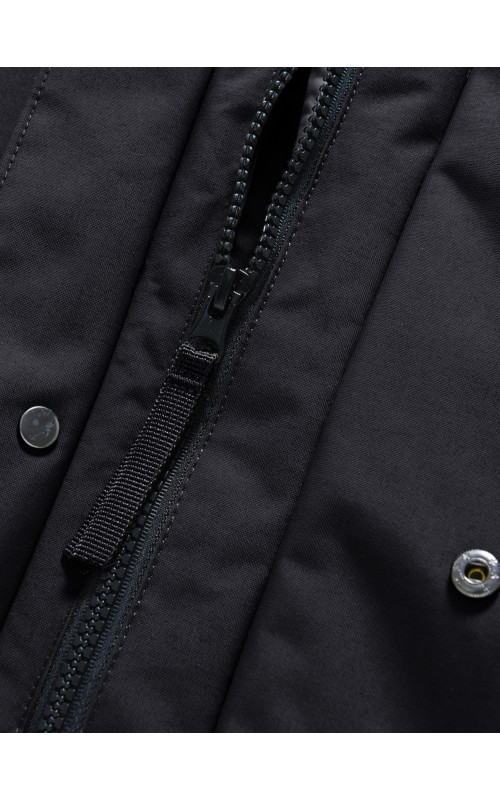 Зимняя парка с мехом енота для мальчика-подростка