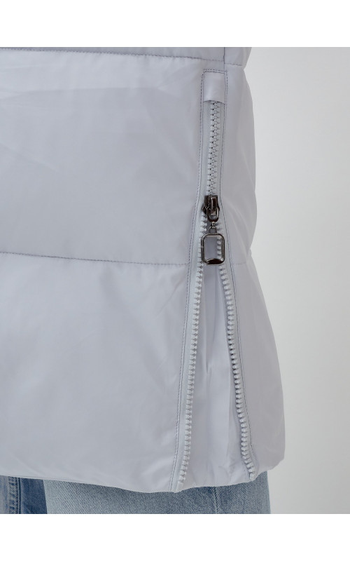 Длинный зимний пуховик с капюшоном для женщин