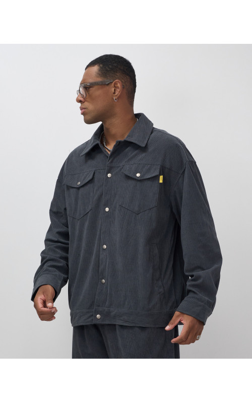 Мужской спортивный костюм для весны и лета, тёмно-серый в Тюмени