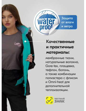 Женский зимний горнолыжный костюм для комфорта и защиты на склоне.