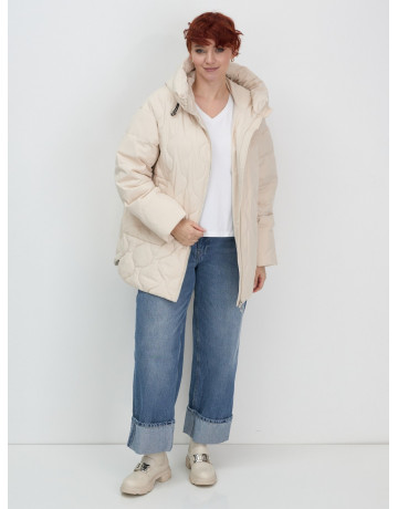 Женская демисезонная куртка с капюшоном для осени и зимы, свободный покрой.