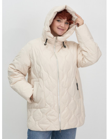 Женская демисезонная куртка с капюшоном для осени и зимы, свободный покрой.