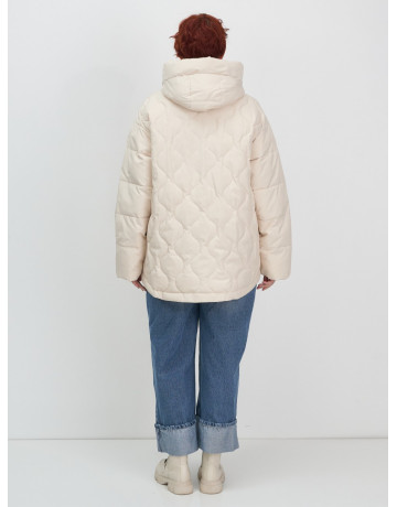 Женская демисезонная куртка с капюшоном для осени и зимы, свободный покрой.