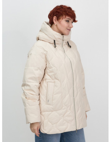 Женская демисезонная куртка с капюшоном для осени и зимы, свободный покрой.