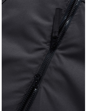 Зимняя мужская парка с капюшоном, чёрная, для активного отдыха в Тюмени