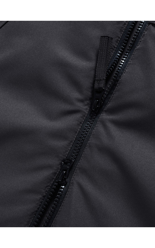 Зимняя мужская парка с капюшоном, чёрная, для активного отдыха в Тюмени