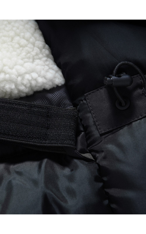 Зимняя мужская парка с капюшоном, чёрная, для активного отдыха в Тюмени