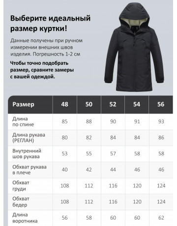 Зимняя мужская парка с капюшоном, чёрная, для активного отдыха в Тюмени