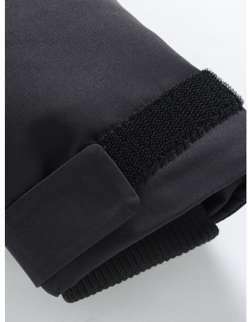 Зимняя мужская парка с капюшоном, чёрная, для активного отдыха в Тюмени