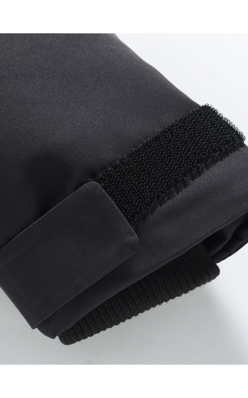 Зимняя мужская парка с капюшоном, чёрная, для активного отдыха в Тюмени