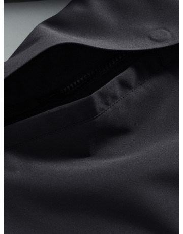 Зимняя мужская парка с капюшоном, чёрная, для активного отдыха в Тюмени