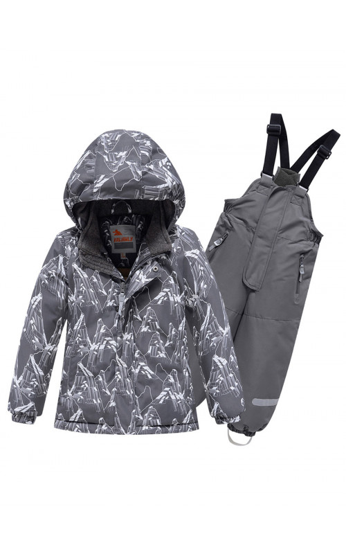 Тёплый костюм для мальчика на зиму.