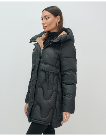 Женский зимний пуховик «Модный», для холодной погоды