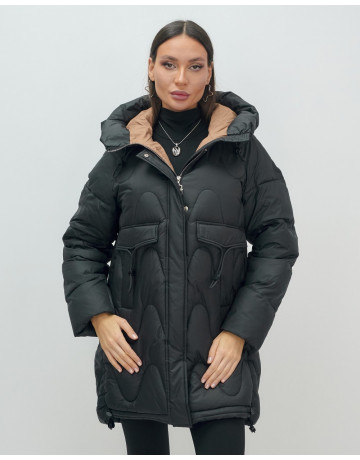 Женский зимний пуховик «Модный», для холодной погоды