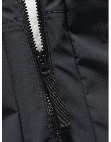 Зимняя парка с мехом енота для мальчика-подростка