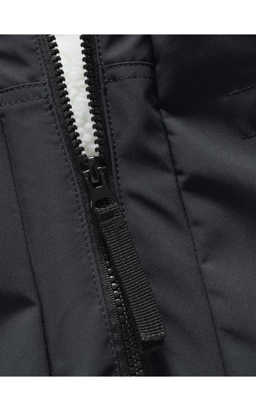 Зимняя парка с мехом енота для мальчика-подростка