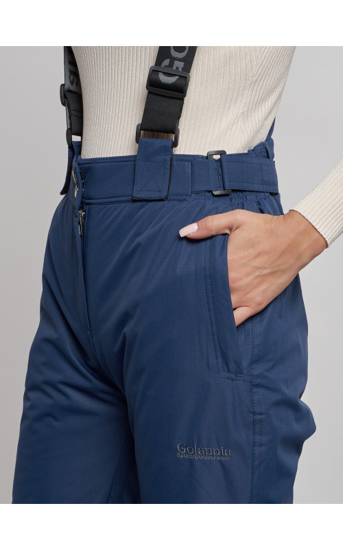Женские горнолыжные брюки с высокой посадкой и регулировкой.