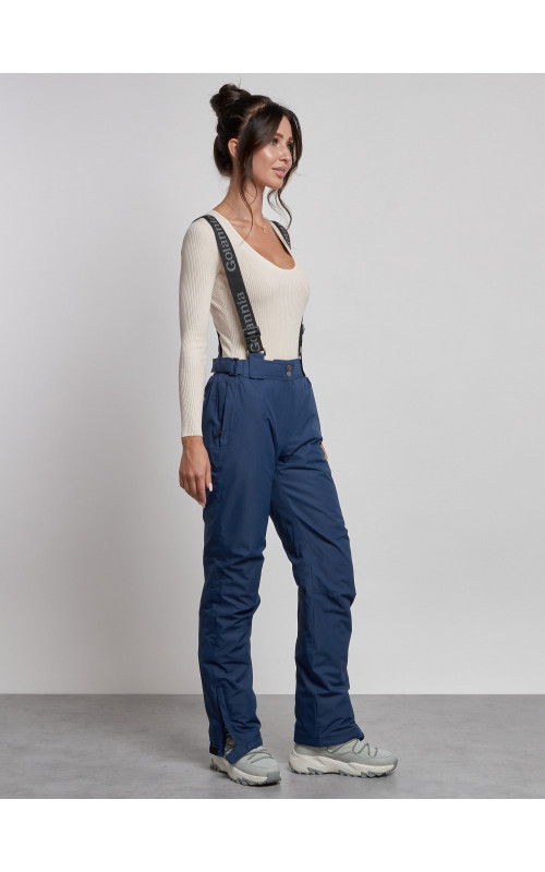 Женские горнолыжные брюки с высокой посадкой и регулировкой.