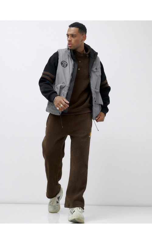 Мужская утеплённая жилетка для активного отдыха и повседневной носки.