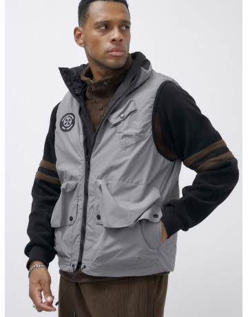 Мужская утеплённая жилетка для активного отдыха и повседневной носки.