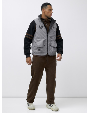 Мужская утеплённая жилетка для активного отдыха и повседневной носки.