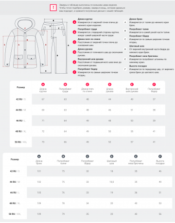 Женский горнолыжный комплект большого размера