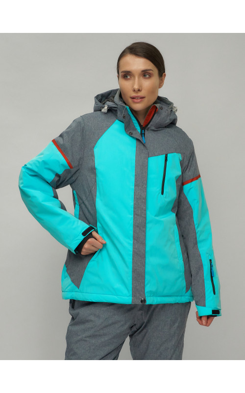 Женский зимний горнолыжный костюм большого размера