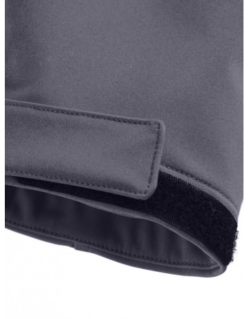 Женская спортивная парка с капюшоном, темно-серый softshell в Тюмени