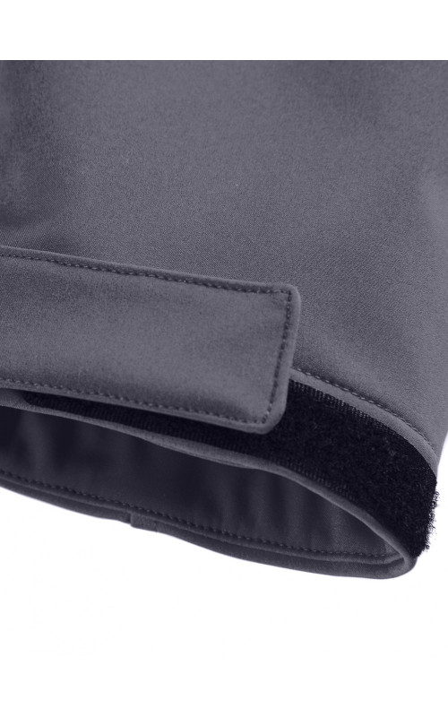 Женская спортивная парка с капюшоном, темно-серый softshell в Тюмени