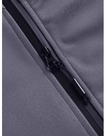 Женская спортивная парка с капюшоном, темно-серый softshell в Тюмени