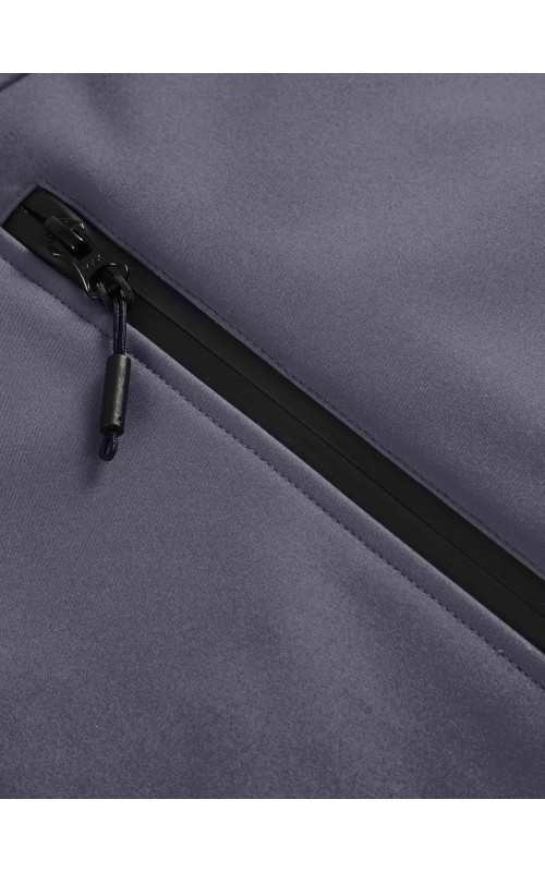 Женская спортивная парка с капюшоном, темно-серый softshell в Тюмени