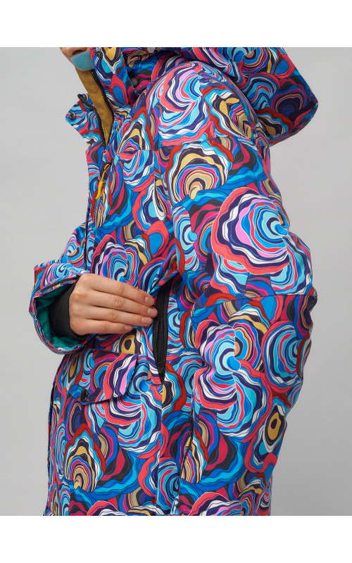 Женский горнолыжный костюм зимний.