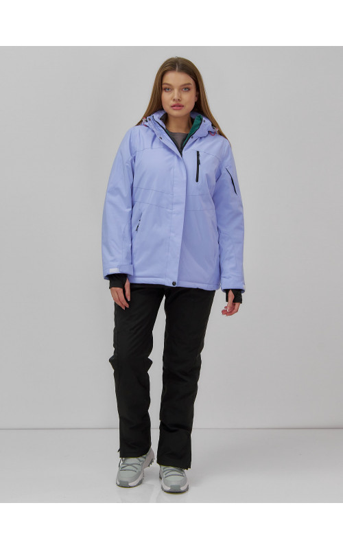 Женская горнолыжная куртка со съёмным капюшоном.