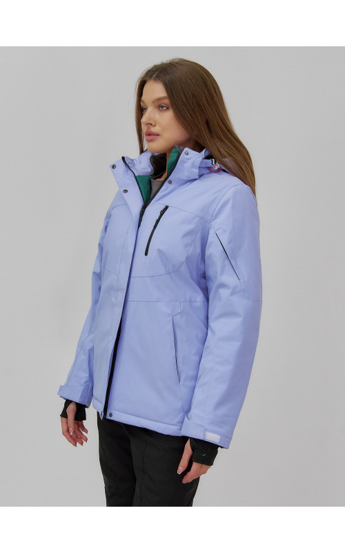 Женская горнолыжная куртка со съёмным капюшоном.