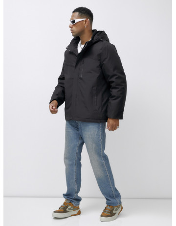 Зимняя мужская куртка большого размера с капюшоном