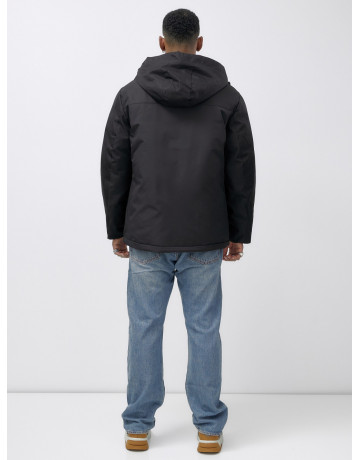 Зимняя мужская куртка большого размера с капюшоном