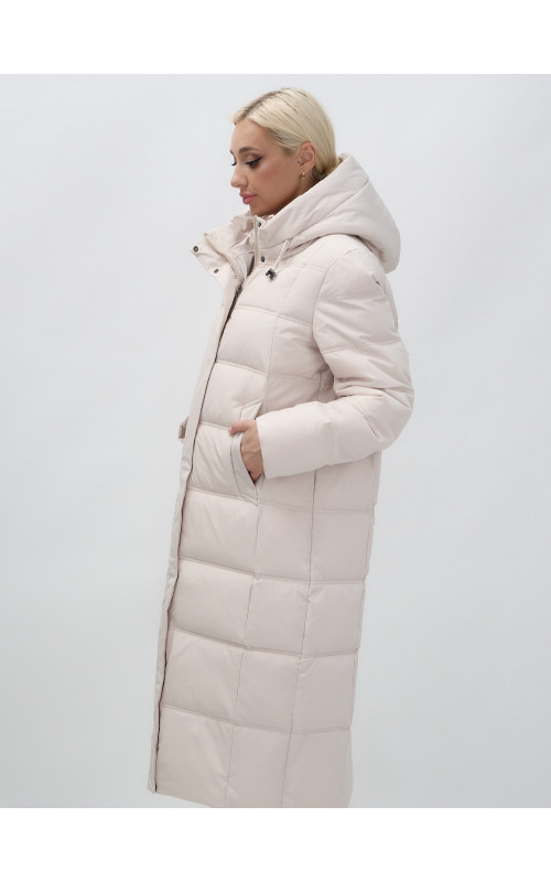 Длинный зимний пуховик для женщин
