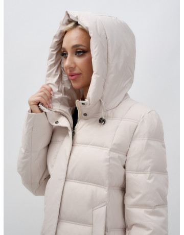 Длинный зимний пуховик для женщин