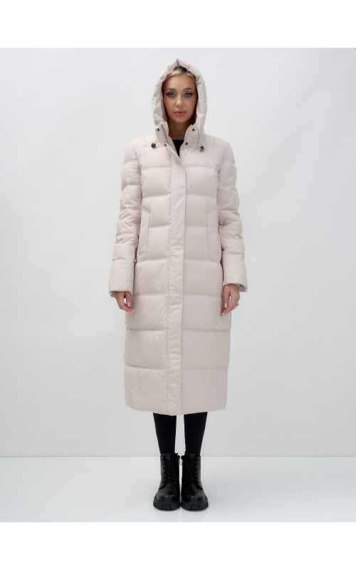 Длинный зимний пуховик для женщин
