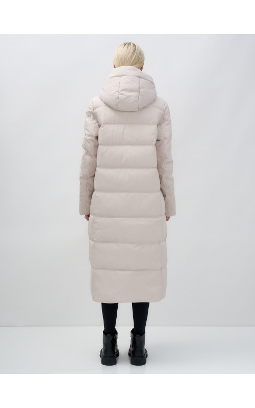 Длинный зимний пуховик для женщин
