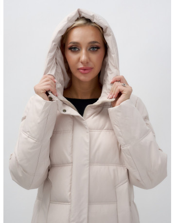 Длинный зимний пуховик для женщин