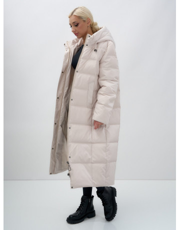 Длинный зимний пуховик для женщин
