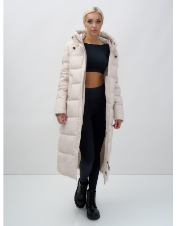 Длинный зимний пуховик для женщин