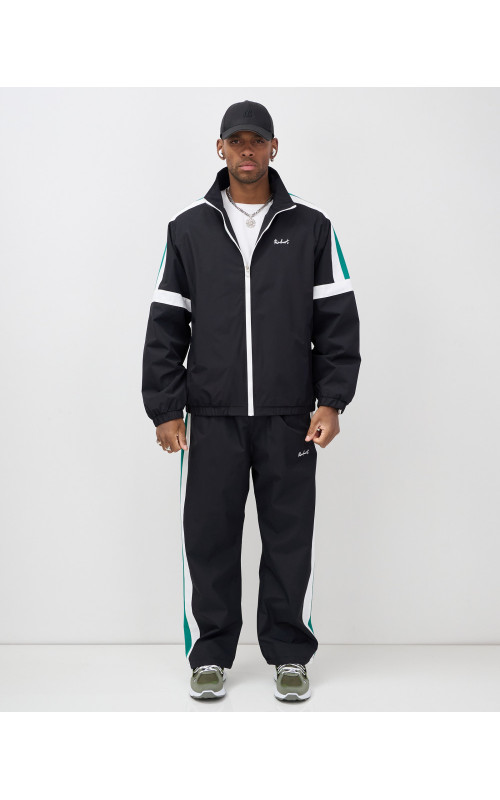 Мужской спортивный костюм чёрный, весна-лето, для активного отдыха в Тюмени