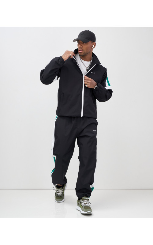 Мужской спортивный костюм чёрный, весна-лето, для активного отдыха в Тюмени